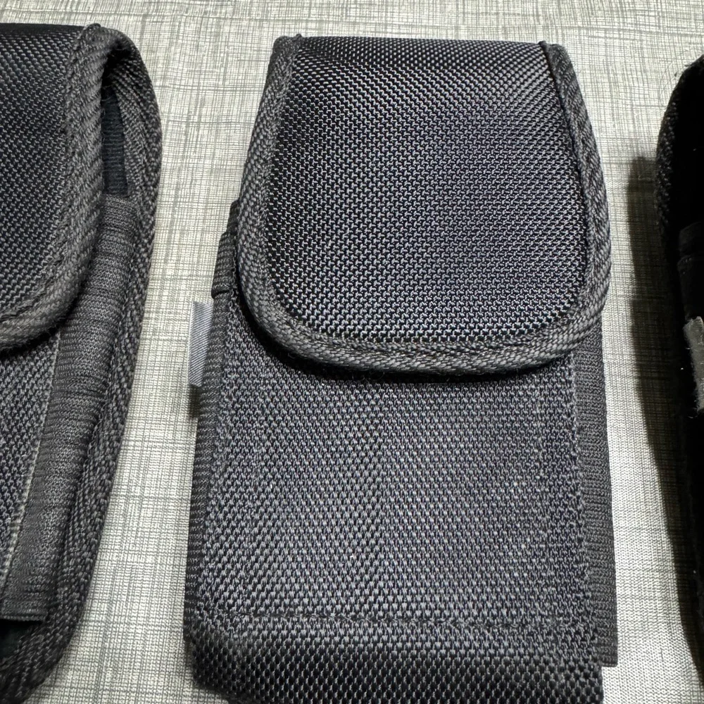 Black Agoz; Cobra scanner belt holsters; Set of three(3)